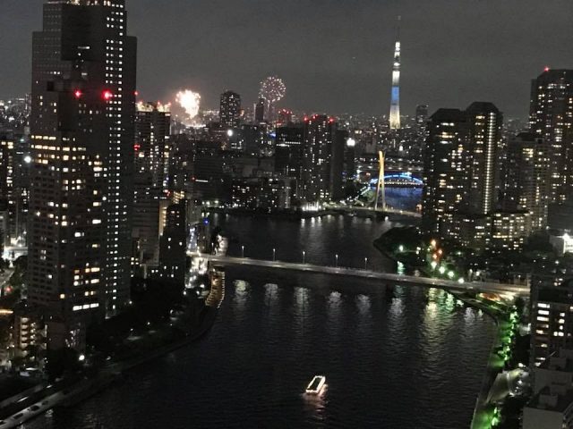 Sumida River fireworks  